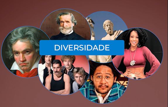 Artistas consagrados no livro 